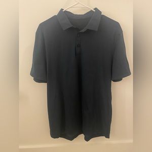 Lululemon Athletica Large Navy Polo Tee.